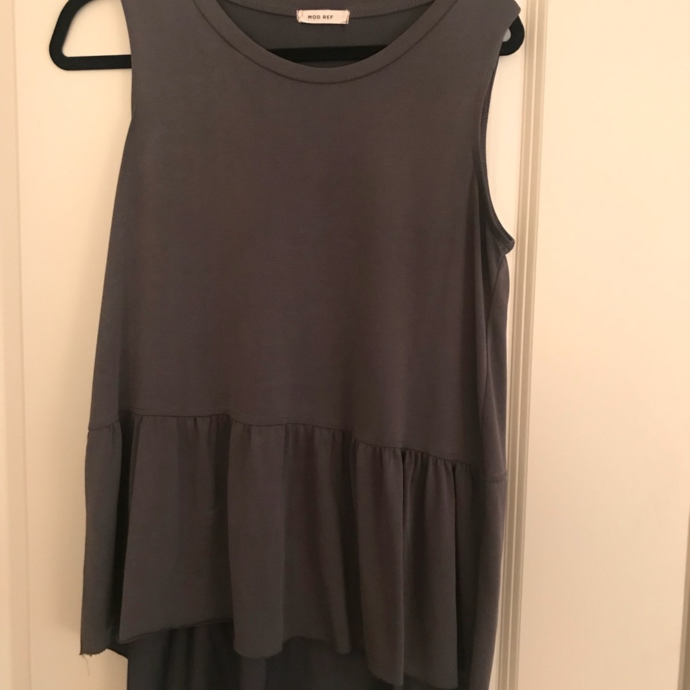 Mod Reef High-Low Grey Tank